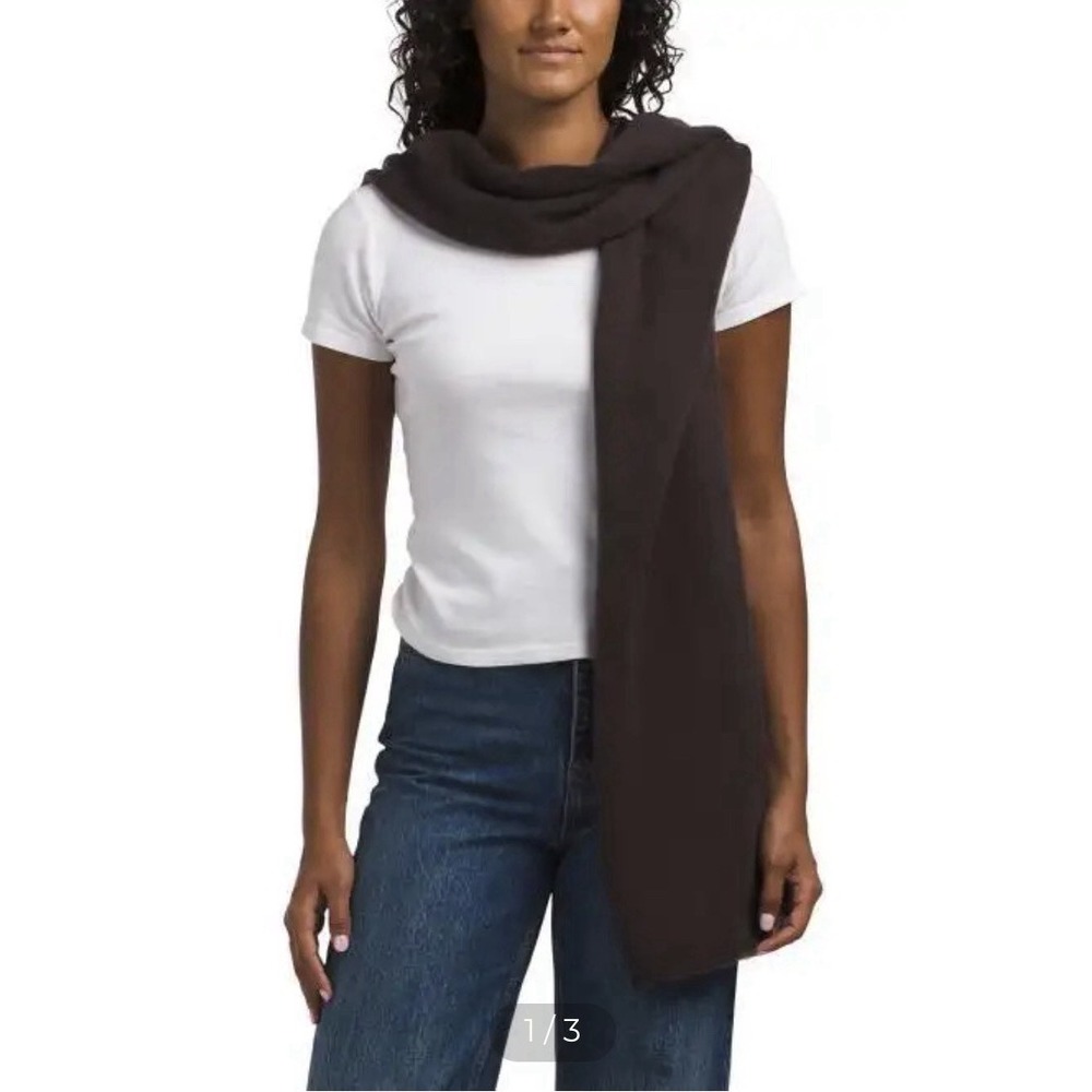 Jason Wu Black 100% Cashmere Hooded Scarf